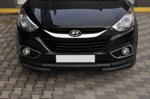 Hyundai IX-35 2010–2015 Priekšējais aizsargstienis ST014-1 Black (nerūsējošais tērauds) foto 4