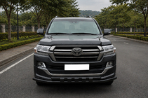 Toyota Land Cruiser 200 2007–2021 Priekšējais aizsargstienis ST015 Black (2015+, nerūsējošais tērauds) foto 1