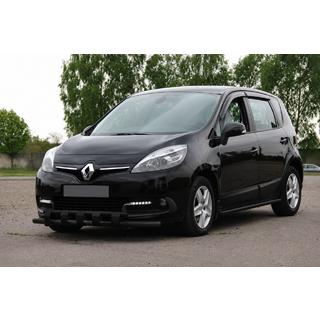 Priekšējais aizsargstienis ST015 Black (nerūsējošais tērauds) Renault Scenic/Grand 2009–2016 foto 2