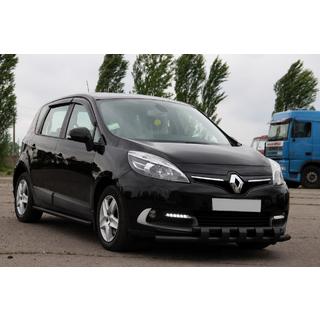 Priekšējais aizsargstienis ST015 Black (nerūsējošais tērauds) Renault Scenic/Grand 2009–2016 foto 3
