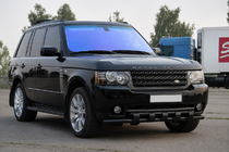 Range Rover III L322 2002–2012 Priekšējais aizsargstienis ST015 Black (nerūsējošais tērauds) foto 3