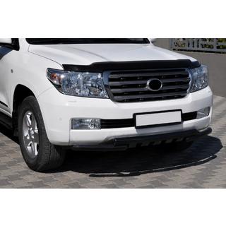 Priekšējais aizsargstienis ST015 Black (nerūsējošais tērauds) Toyota Land Cruiser 200 2007–2021 foto 1
