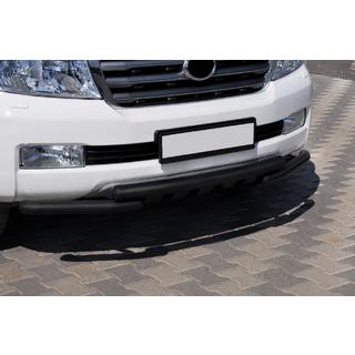Priekšējais aizsargstienis ST015 Black (nerūsējošais tērauds) Toyota Land Cruiser 200 2007–2021 foto 3