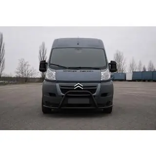 Priekšējais aizsargstienis ST019 Black (nerūsējošais tērauds) foto 1