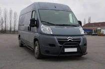 Fiat Ducato 2006–2025 Priekšējais aizsargstienis ST019 Black (nerūsējošais tērauds) foto 2