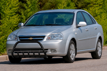 Chevrolet Lacetti 2003–2024 Priekšējais aizsargstienis WT003 Black (60 mm, nerūsējošais tērauds) foto 1