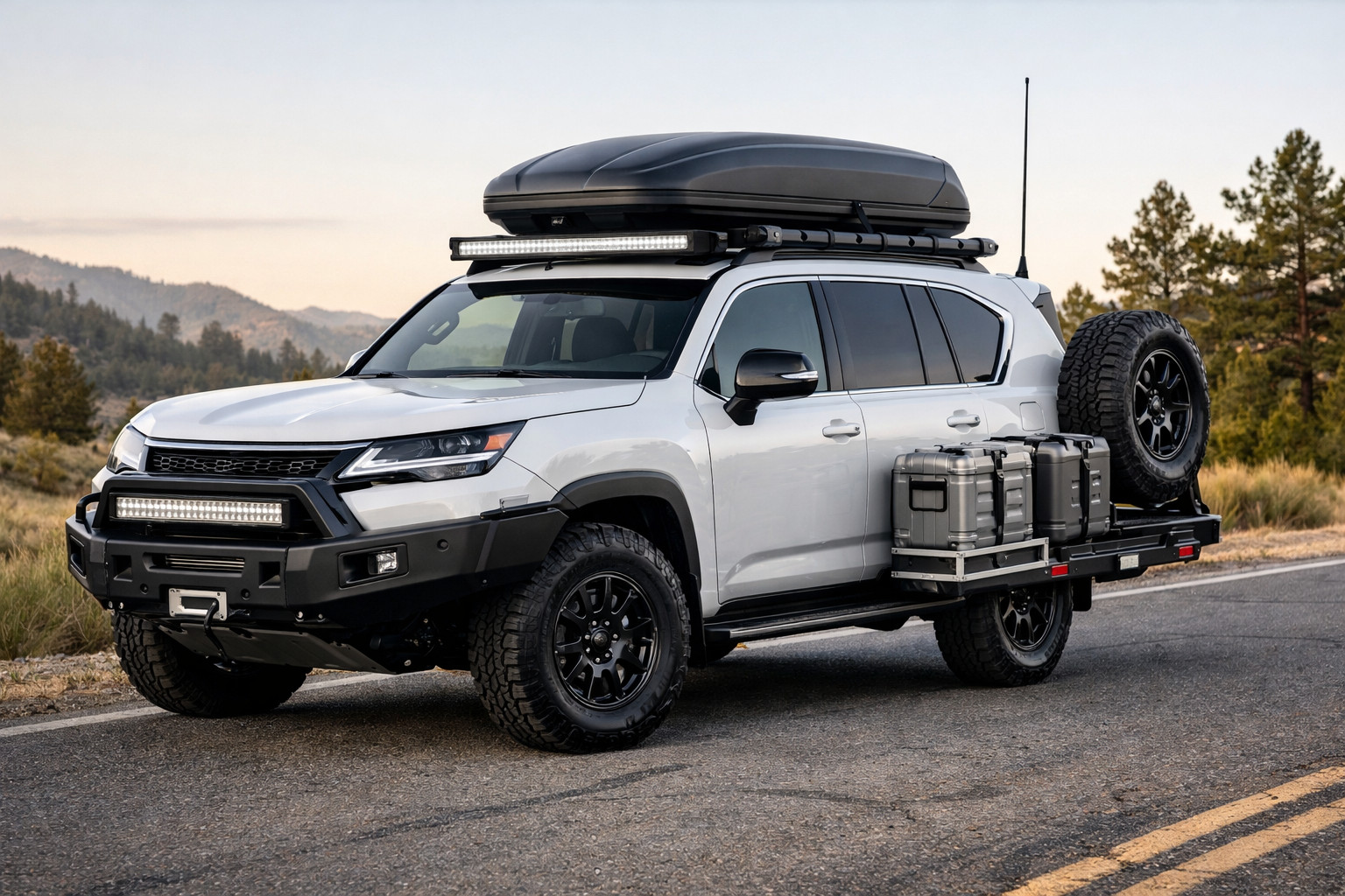 Praktisks Lexus LX 500d/600 uzlabojums šosejai un ceļojumiem