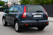Honda CRV 2007–2011 Melni jumta reliņi (OEM) foto 1