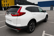 Honda CRV 2017–2022 Integrētie jumta reliņi melni OEM (alumīnijs) foto 3