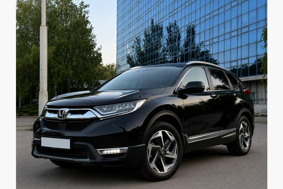 Honda CRV 2017–2022 Integrētie jumta reliņi pelēki OEM (alumīnijs, uzstādīšana ar līmi) Foto 1