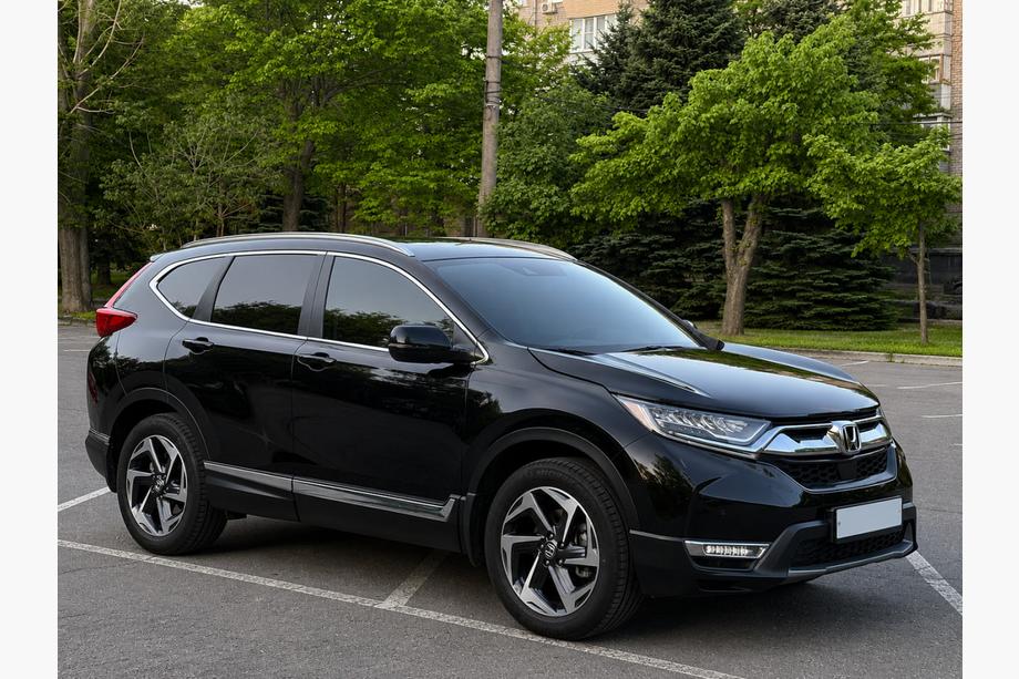 Honda CRV 2017–2022 Integrētie jumta reliņi pelēki OEM (alumīnijs, uzstādīšana ar līmi) Foto 2