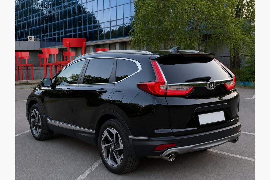 Honda CRV 2017–2022 Integrētie jumta reliņi pelēki OEM (alumīnijs, uzstādīšana ar līmi) Foto 3