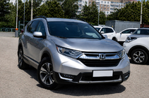 Honda CRV 2017–2022 Melni OEM jumta reliņi (alumīnijs) foto 3