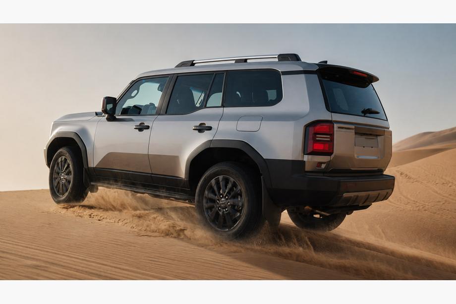 Toyota Land Cruiser Prado 250 2023– Pelēki OEM jumta reliņi (alumīnijs) Image