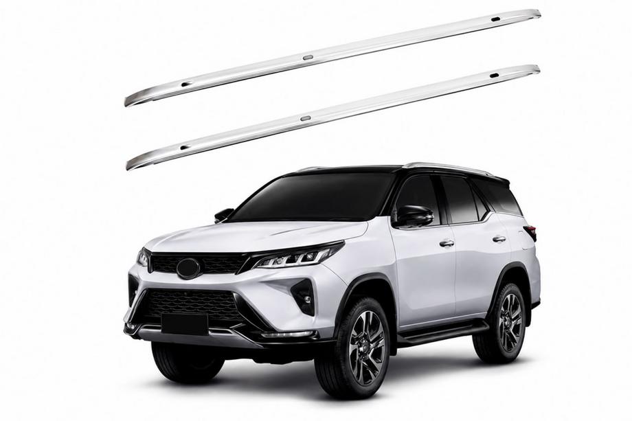 Toyota 4Runner 2009–2024 OEM jumta reliņi, pelēki (2012-2015, alumīnijs) Image