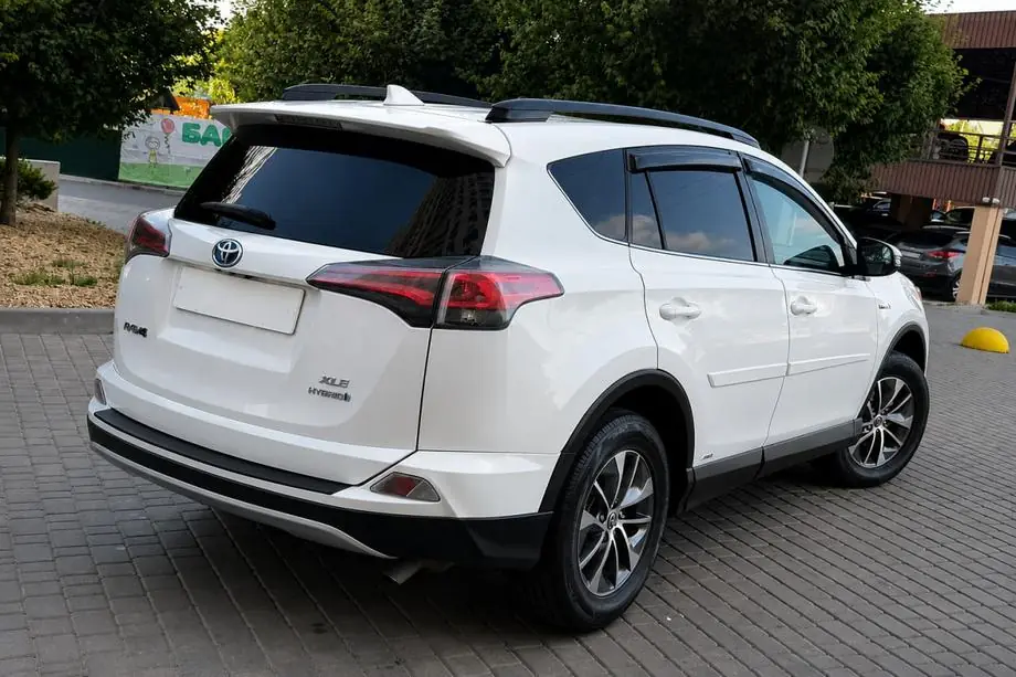 Toyota Rav 4 2013–2018 Melni OEM jumta reliņi (alumīnijs) Image