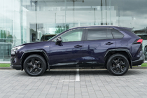 Toyota Rav 4 2019–2025 Integrētās jumta reliņi pelēki OEM V1 (alumīnijs) foto 2