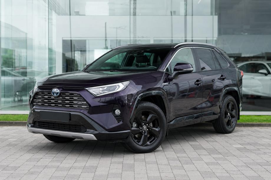 Toyota Rav 4 2019–2025 Integrētās jumta reliņi pelēki OEM V1 (alumīnijs) Image