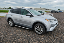 Toyota Rav 4 2019–2025 Pelēki OEM jumta reliņi (alumīnijs) foto 2