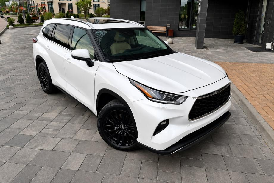 Toyota Highlander 2019– Pelēki OEM jumta reliņi (ABS plastmasa) Foto 1