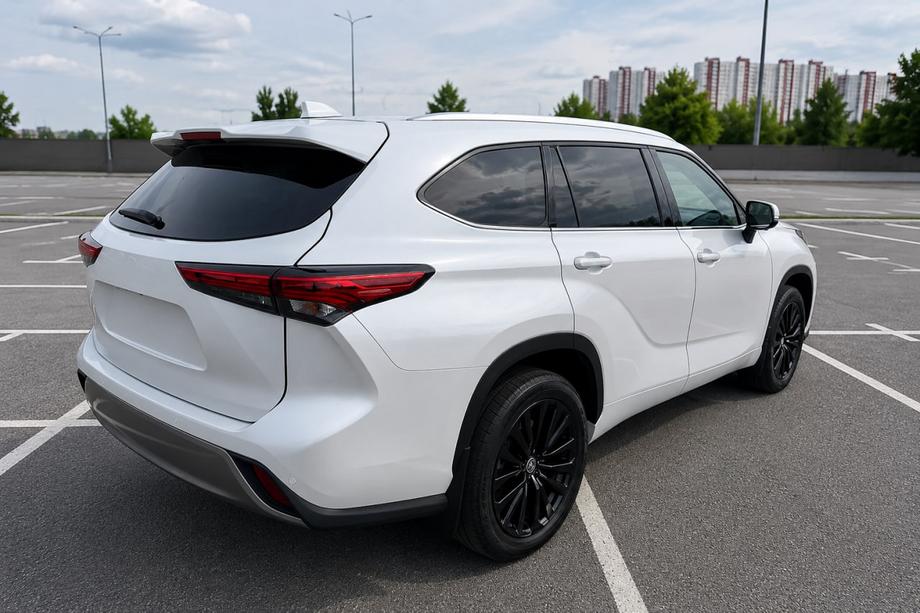 Toyota Highlander 2019– Pelēki OEM jumta reliņi (ABS plastmasa) Foto 2