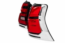 Toyota Land Cruiser Prado 150 2009–2023 LED aizmugurējie lukturi Chrome V1 (2017-2023, 2 gab.) foto 4