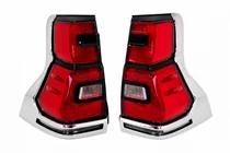 Toyota Land Cruiser Prado 150 2009–2023 LED aizmugurējie lukturi Chrome V1 (2017-2023, 2 gab.) foto 2