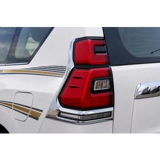 LED aizmugurējie lukturi Chrome V1 (2017-2023, 2 gab.) Toyota Land Cruiser Prado 150 2009–2023 foto 1
