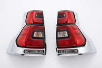 Toyota Land Cruiser Prado 150 2009–2023 LED aizmugurējie lukturi Chrome V2 (2017-2023, 2 gab.) foto 5