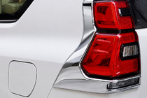 Toyota Land Cruiser Prado 150 2009–2023 LED aizmugurējie lukturi Chrome V2 (2017-2023, 2 gab.) foto 1