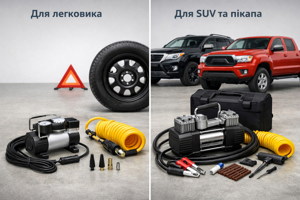 Kādu kompresoru izvēlēties vieglajai automašīnai, SUV vai pikapam