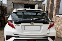 Toyota C-HR 2016–2023 Integrētie jumta reliņi pelēki OEM (ABS plastmasa, uzstādīšana ar līmi) foto 6