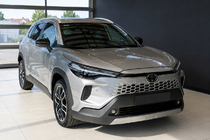 Toyota Corolla Cross 2020– Integrētie jumta reliņi pelēki OEM (alumīnijs, uzstādīšana ar līmi) foto 1