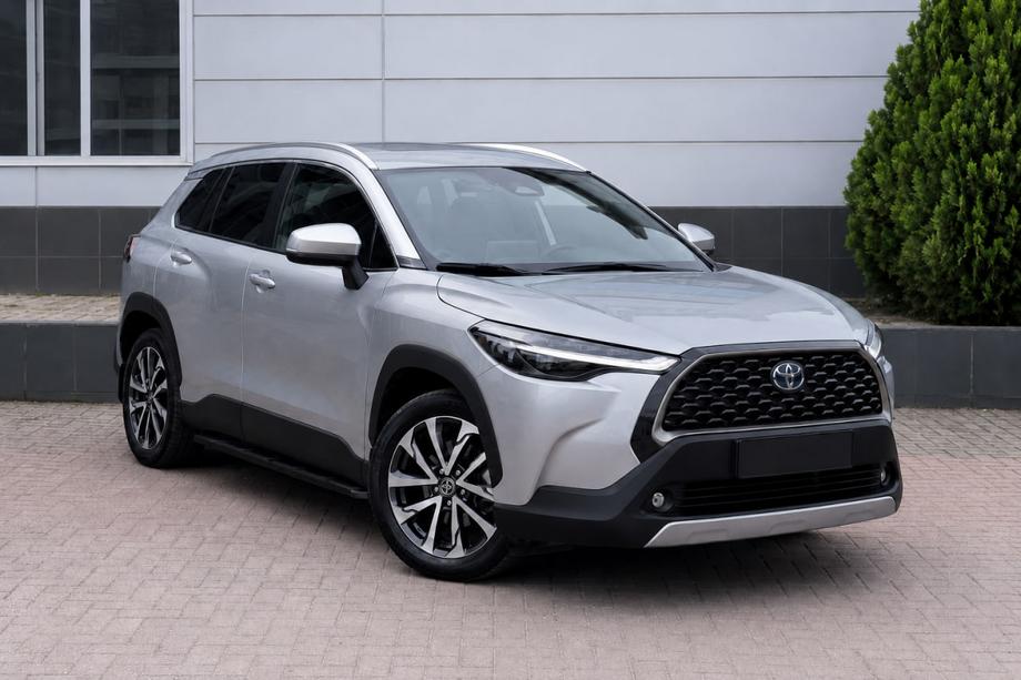 Toyota Corolla Cross 2020– Integrēti jumta reliņi, pelēki OEM (alumīnijs) Image