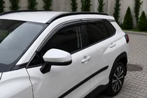Toyota Corolla Cross 2020– Integrētie jumta reliņi, melni OEM (ABS plastmasa, uzstādīšana ar līmi) foto 4