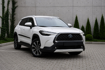 Toyota Corolla Cross 2020– Integrētie jumta reliņi pelēki OEM (ABS plastmasa, uzstādīšana ar līmi) foto 1