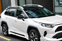 Toyota Corolla Cross 2020– Pelēki OEM jumta reliņi (alumīnijs) foto 3