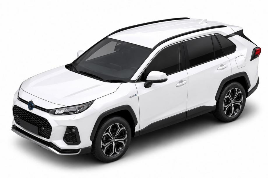 Toyota Raize 2019– Integrētas jumta reliņas, melnas OEM (alumīnijs, uzstādīšana ar līmi) Image