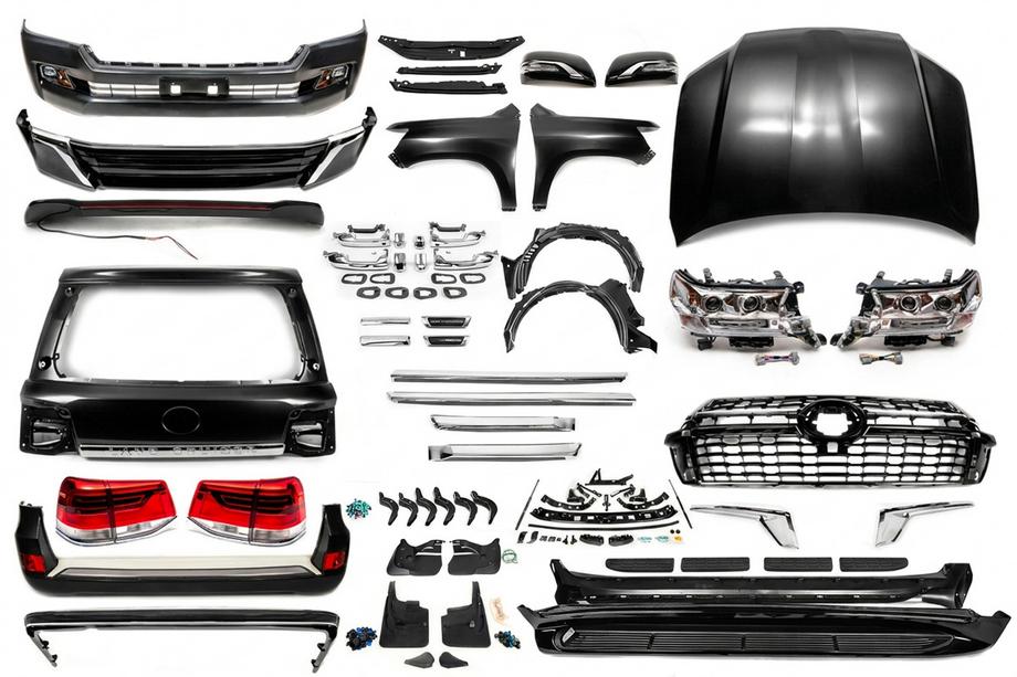 Toyota Land Cruiser 200 2007–2021 Restailinga (facelift) komplekts no LC200 2008-2015 uz 2021 Executive FULL Image