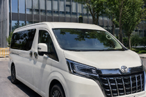 Toyota HiAce Integrētie jumta reliņi pelēki OEM (2019-, short, alumīnijs) foto 2