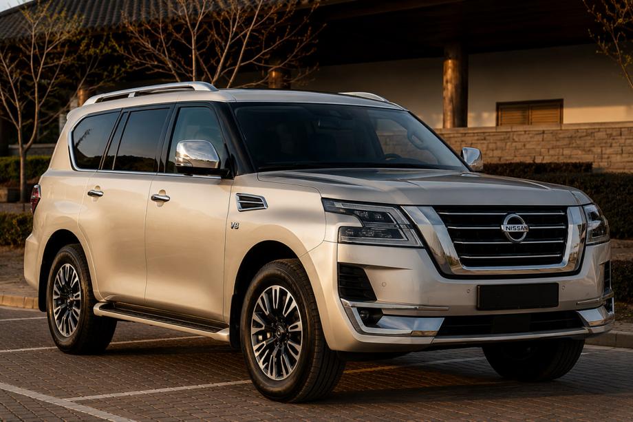 Nissan Armada 2016–2024 Pelēki jumta reliņi (alumīnijs) Image