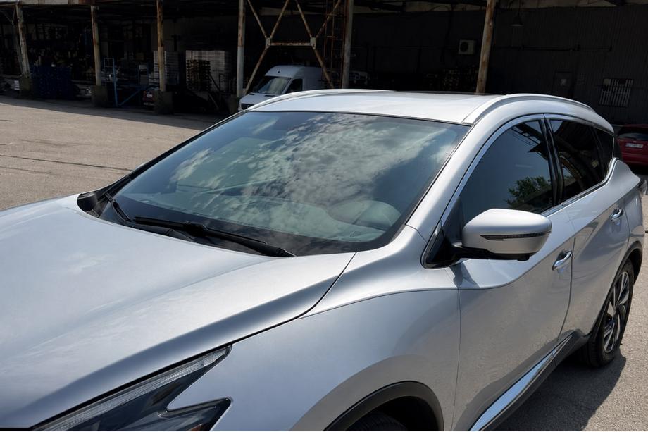 Nissan Murano 2014– OEM jumta reliņi, pelēki (ABS plastmasa, uzstādīšana ar līmi) Foto 3