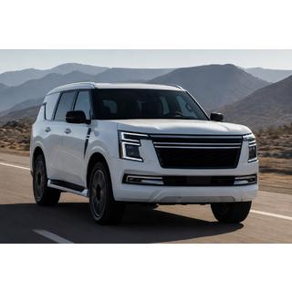Integrēti jumta reliņi, pelēki OEM (alumīnijs) Nissan Patrol Y63 2025– foto 2