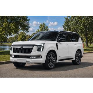 Integrētie jumta reliņi pelēki OEM (ABS plastmasa) Nissan Patrol Y63 2025–