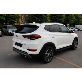 Integrētās jumta reliņas, melnas OEM (ABS plastmasa, līmējama uzstādīšana) Hyundai Tucson TL 2016–2021 foto 1
