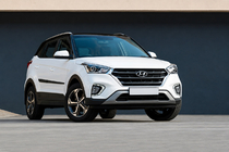 Hyundai Creta 2014–2020 Integrētie jumta reliņi pelēki OEM (ABS plastmasa, uzstādīšana ar līmi) foto 3