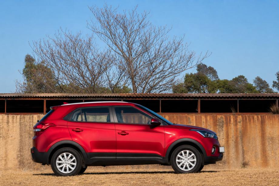 Hyundai Creta 2014–2020 Integrētie jumta reliņi pelēki OEM (ABS plastmasa, uzstādīšana ar līmi) Image