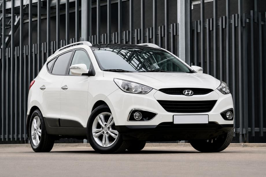 Hyundai IX-35 2010–2015 OEM jumta reliņi, pelēki (ABS plastmasa, uzstādīšana ar līmi) Foto 2
