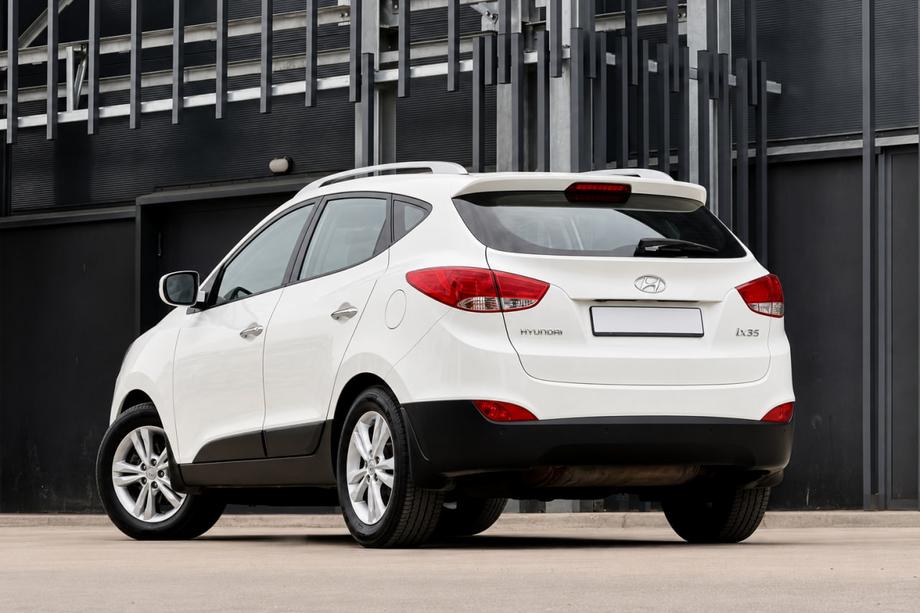 Hyundai IX-35 2010–2015 OEM jumta reliņi, pelēki (ABS plastmasa, uzstādīšana ar līmi) Foto 4