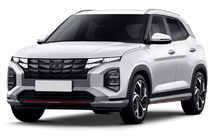 Hyundai Creta 2021– Pelēki OEM jumta reliņi (alumīnijs, uzstādīšana ar līmi) foto 1